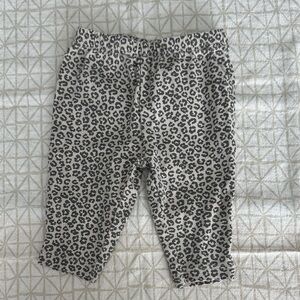 Carter's Black and Gray Animal Print Leggings